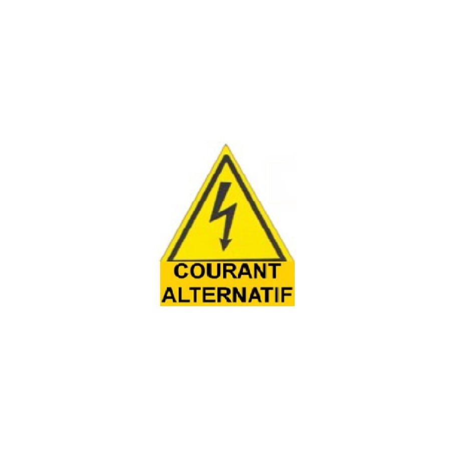Plaque 5x5 cms RIGIDE PVC "Courant Alternatif" Plaque 5x5 cms RIGIDE PVC "Courant Alternatif"