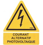 Danger courant ALternatif Photovoltaïque