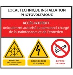 LOCAL TECHNIQUE INSTALLATION PHOTOVOLTAIQUE - Dangers