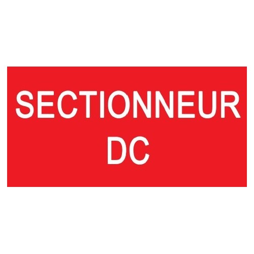 SECTIONNEUR DC