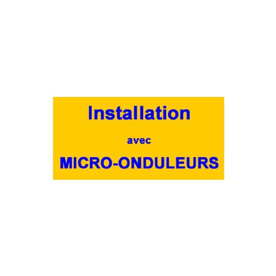 Installation avec MICRO-ONDULEURS