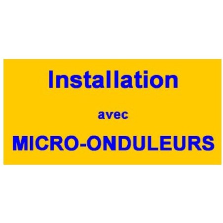 Installation avec MICRO-ONDULEURS