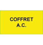 Identification - Etiquettes Adhésives "Coffret AC"
