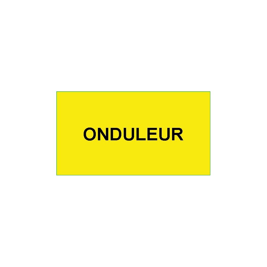 Identification - Etiquettes Adhésives "ONDULEUR"