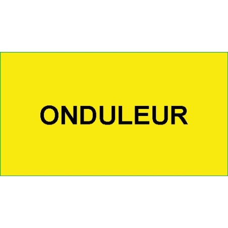 Identification - Etiquettes Adhésives "ONDULEUR"